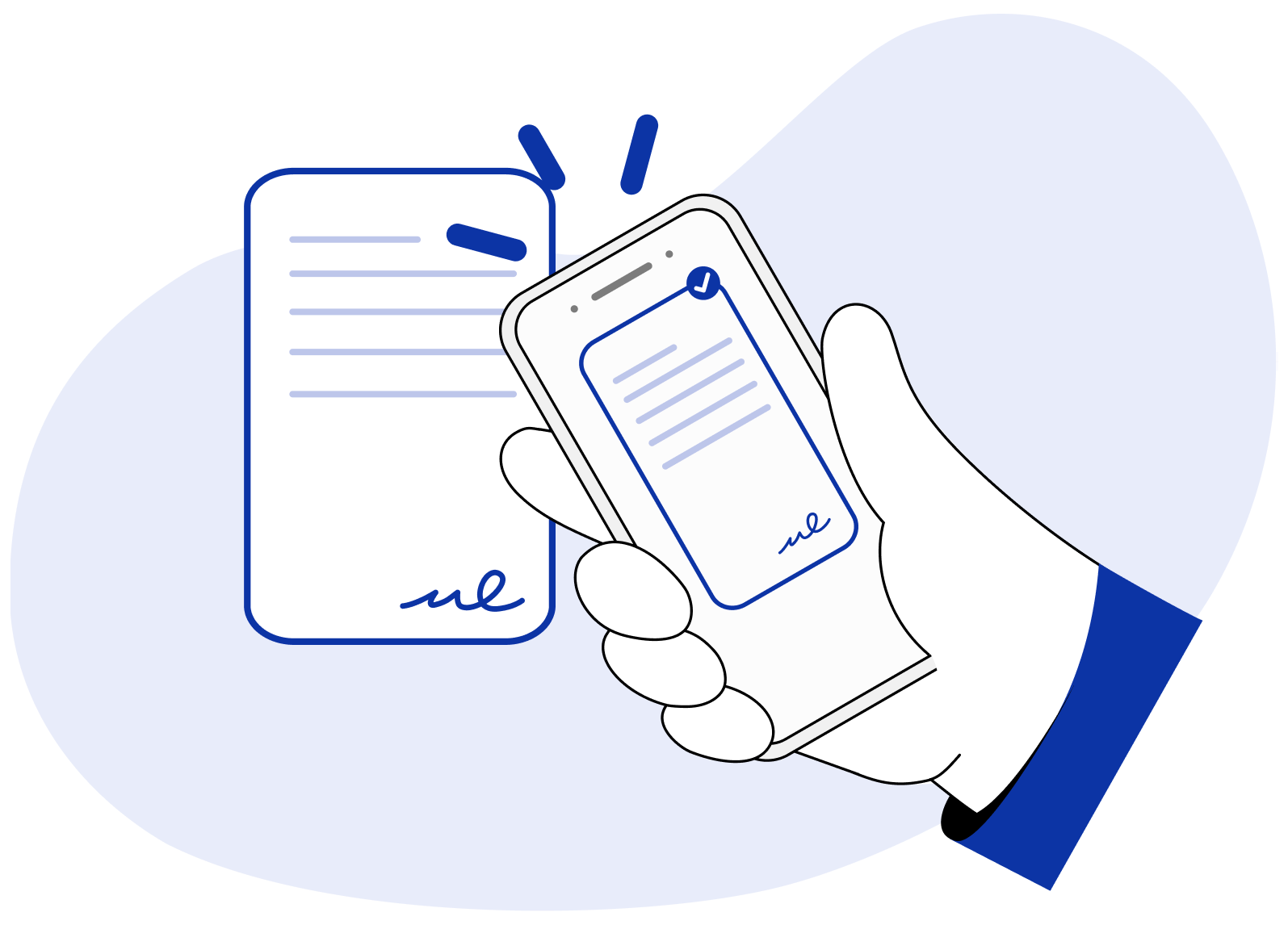 Signature d'un mandat de mission